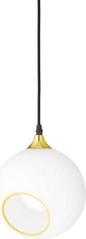 - Ballroom Pendel White Snow m/Gold Sokkel