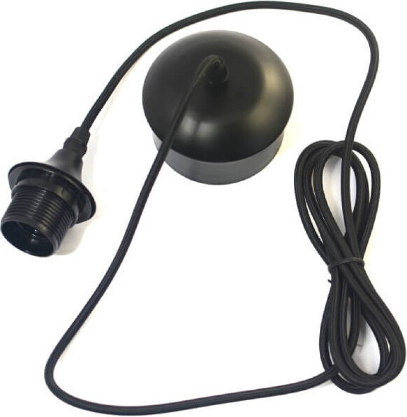 - Fatning til Ballroom Pendel Svart