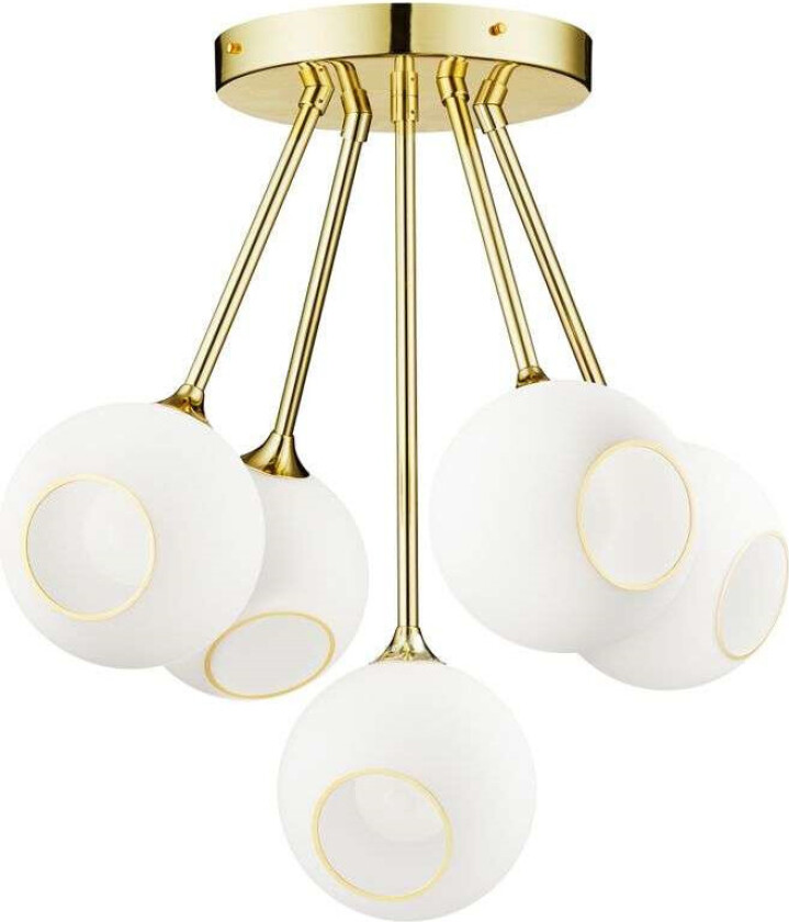 - Ballroom Molecule Pendel White Snow/Gold