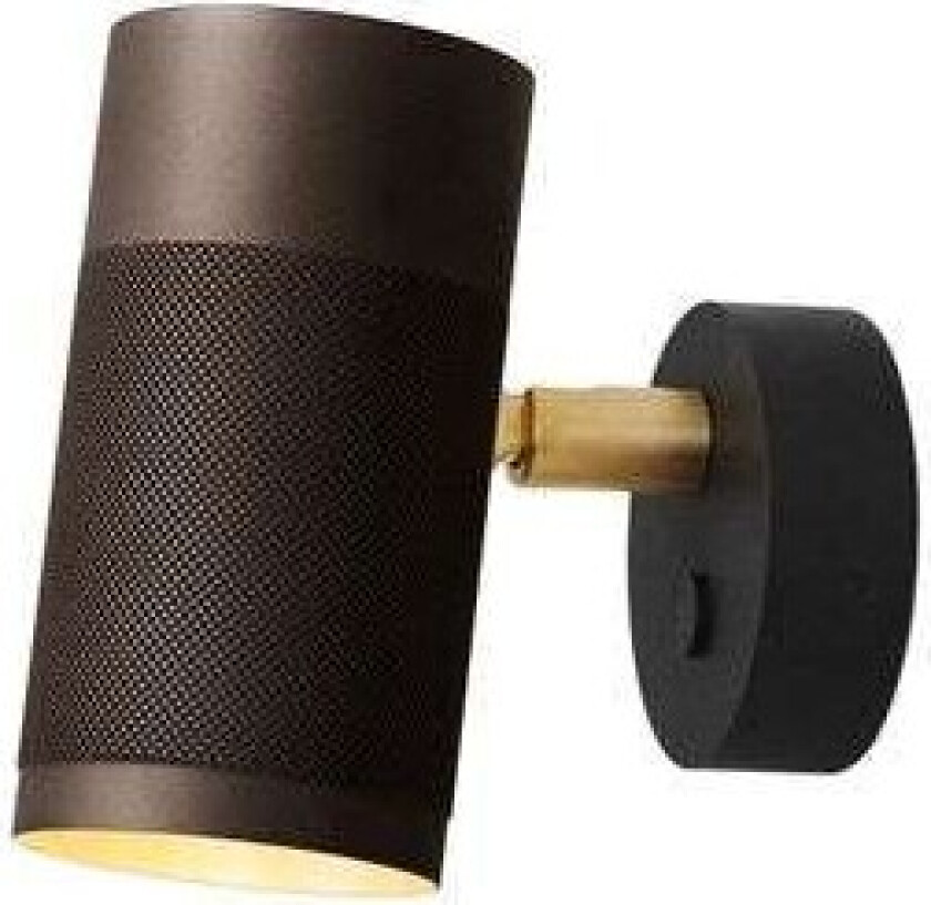 - Patrone Short Vegglampe Brun Messing