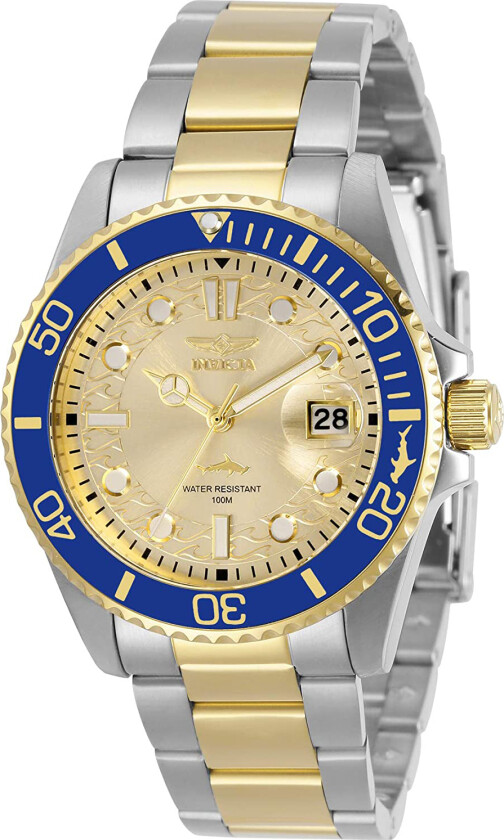Dameklokke 30482 Pro Diver Gulltonet/Gulltonet stål Ø38 mm