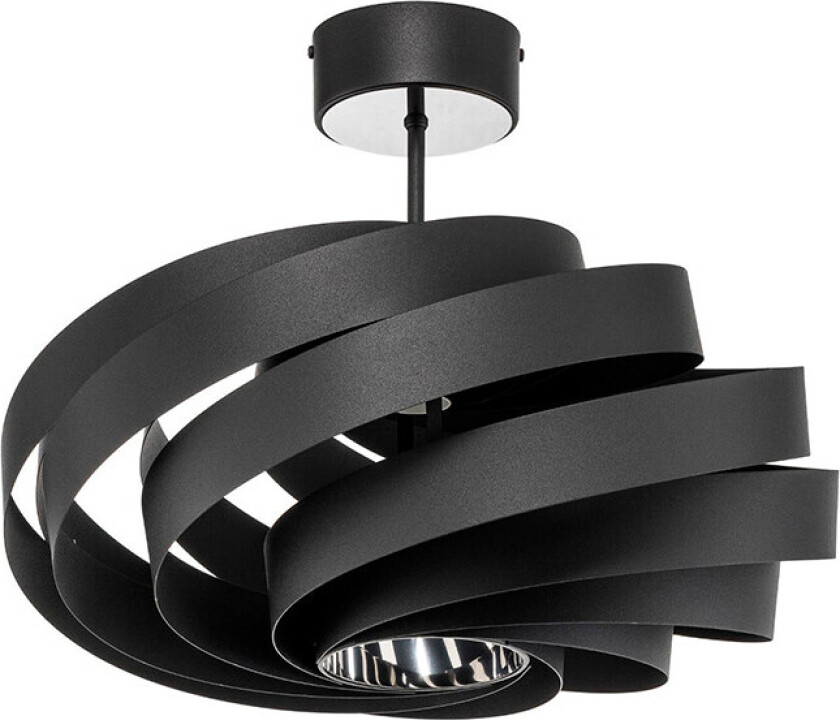 - Vento Taklampe Ø50 Black