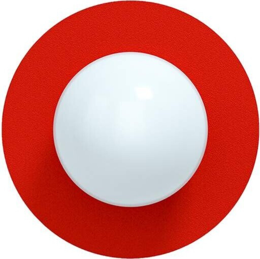 - Candy Big Circle 360 L Vegglampe Strawberry Red