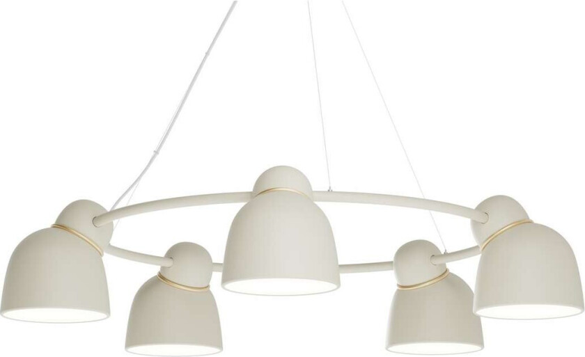 - Bird Lysekrone Ø95,3 Sand/Brass