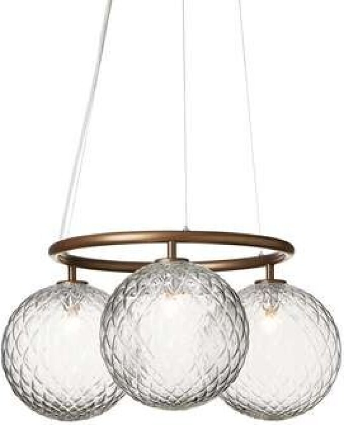 - Miira 3 Circular Lysekrone Dark Bronze/Optic Clear