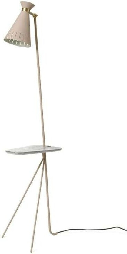 - Cone Gulvlampe m/Bord Pure Cashmere /Marble