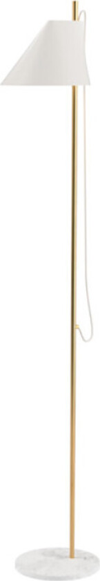 - Yuh Gulvlampe Hvit/Messing