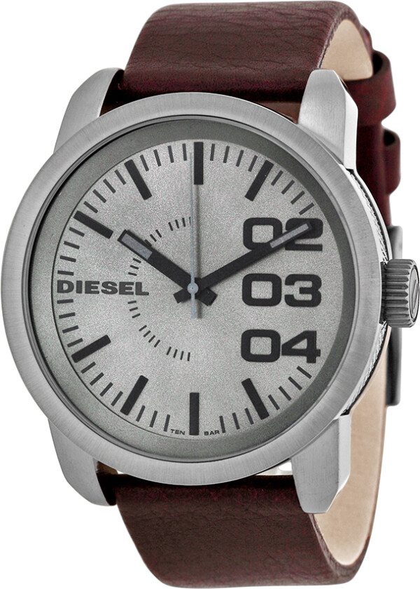 Franchise Herreklokke DZ1467 Grå/Lær Ø46 mm