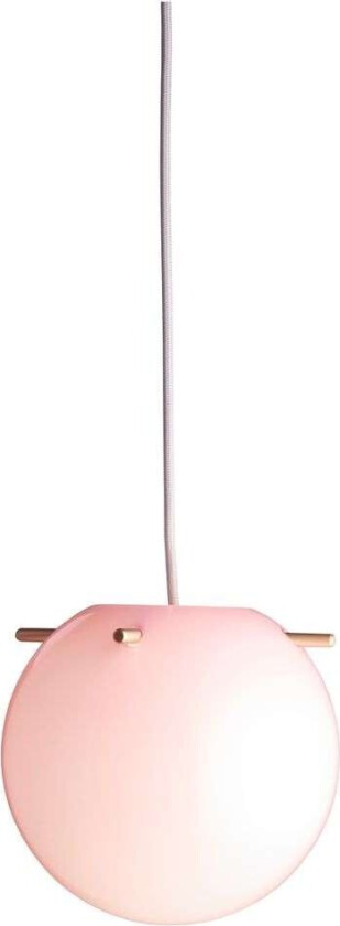 - Koi Pendel Ø25 Opal Rose/Brass