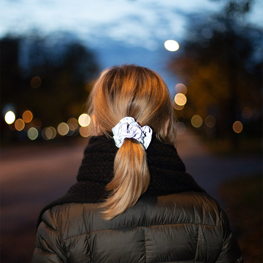 Reflekterende scrunchie