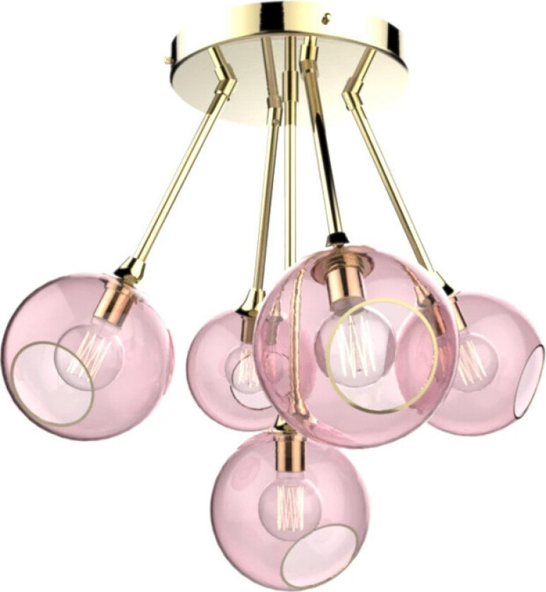 - Ballroom Molecule Pendel Brass/Rose