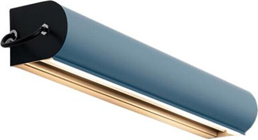 - Applique Cylindrique Longue Vegglampe Anthracite Grey/Light Blue