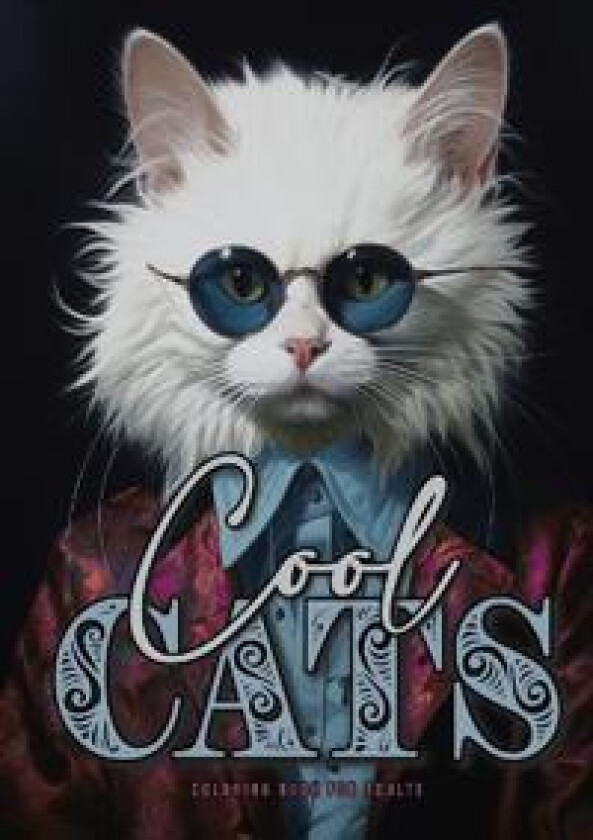 Cool Cats Coloring Book for Adults