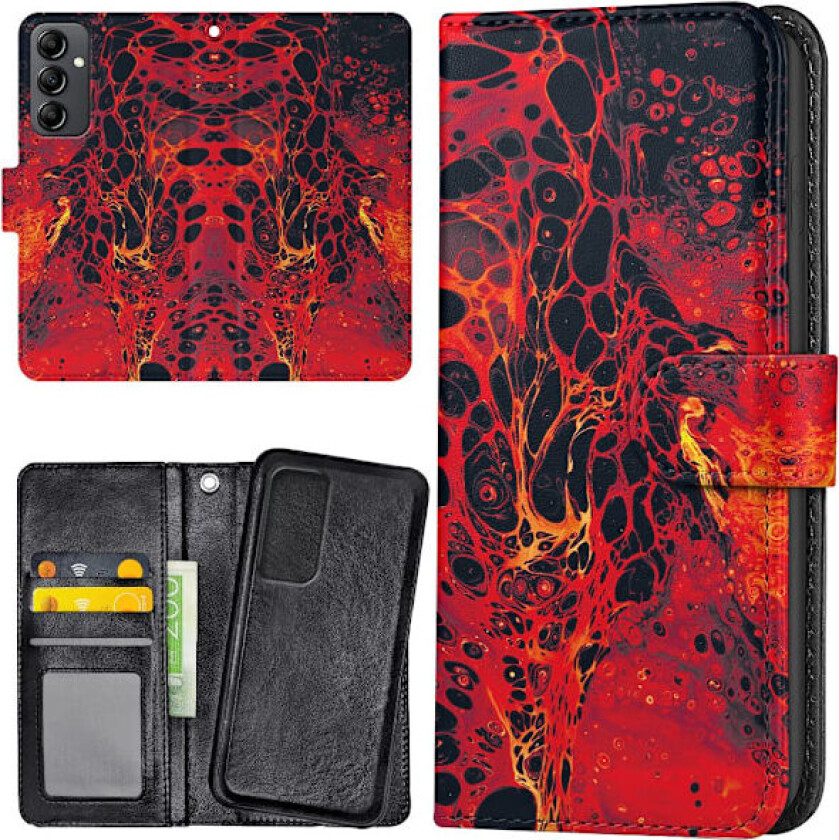 Samsung Galaxy A15 - Lommebok Deksel Marmor
