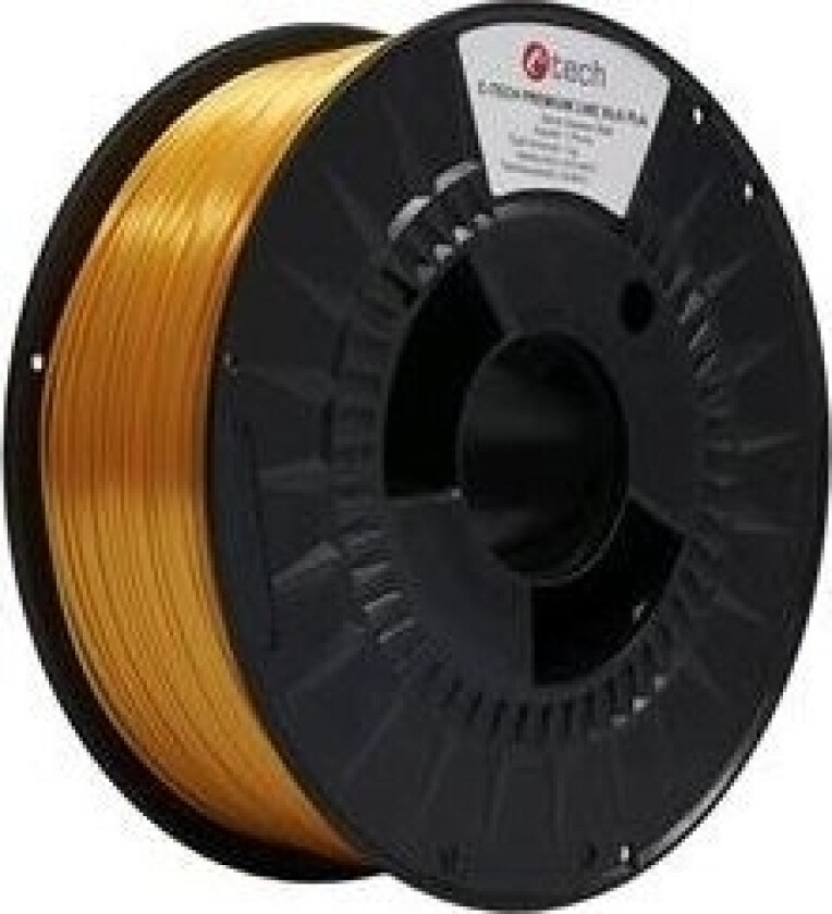 C-Tech C-Tech Trykkstreng (Filament) Premium Line, Silk Pla, Trafikkgul, Ral1023, 1,75 Mm, 1 Kg