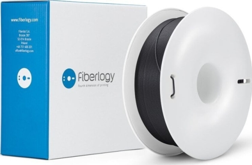 Filament Fibersatin Black 1,75 Mm 0,85 Kg