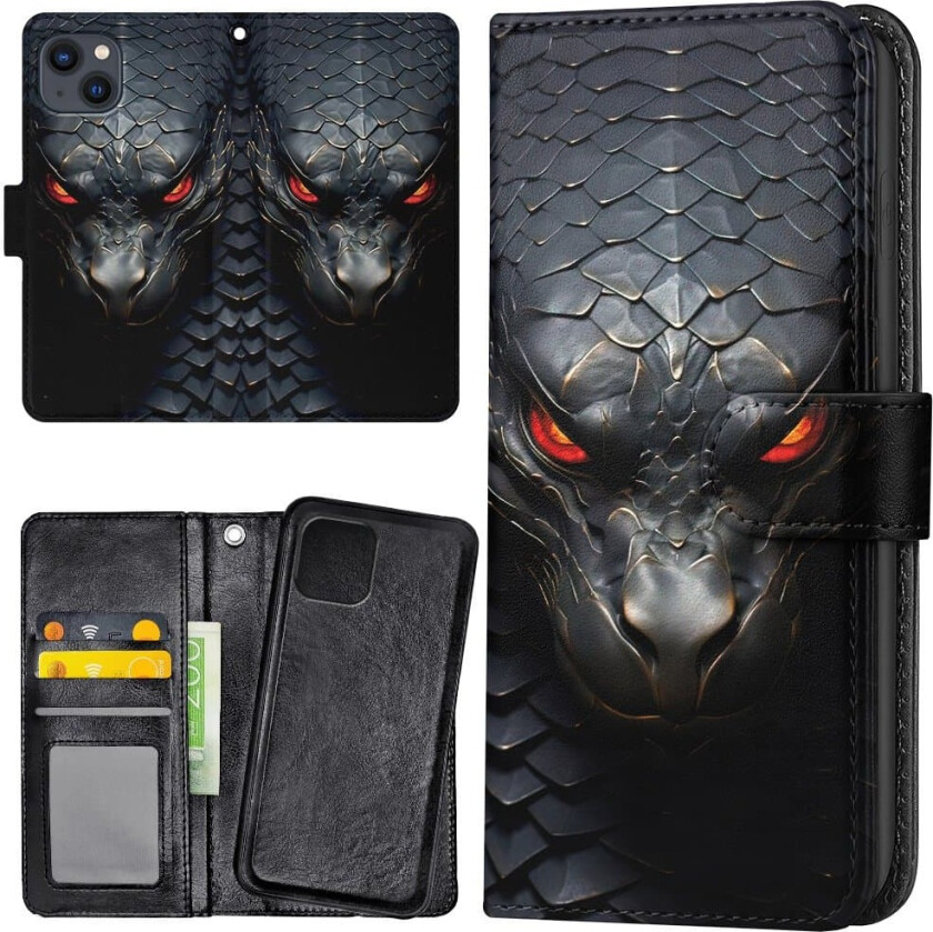 iPhone 15 - Lommebok Deksel Snake