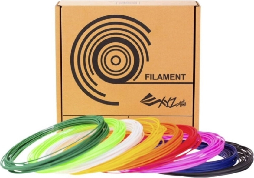Xyzprinting 3D Pen Pcl (Low Temp) 1.75 Mm Filament 216 G 9 Colors Á 8 M