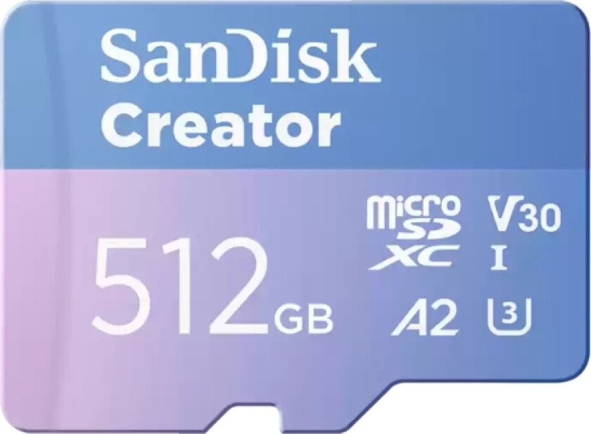 Sandisk Creator Microsd 512Gb