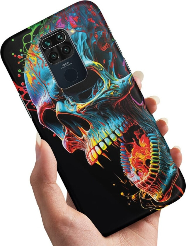 Xiaomi Redmi Note 9 - Deksel/Mobildeksel Skull