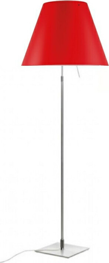 - Costanza Gulvlampe Alu/Primary Red