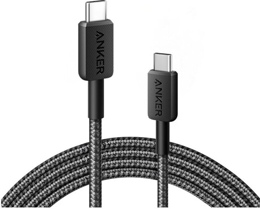 Anker 322 - Usb-Kabel - 24 Pin Usb-C (Hann) Til 24 Pin Usb-C (Hann) - 900 Cm - Svart