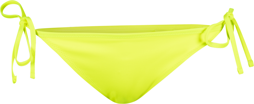 Swim Women Side Tie Bikini Bottom 1p Yellow