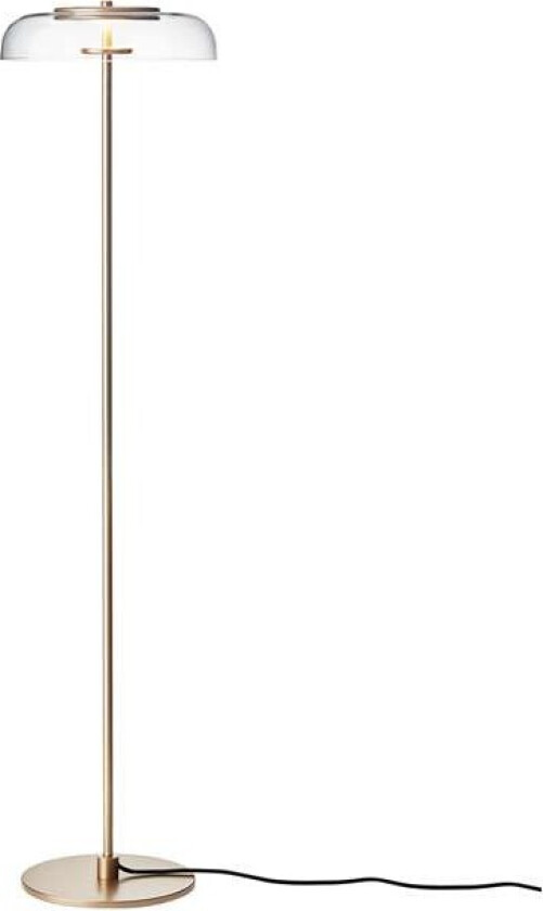 - Blossi Gulvlampe Nordic Gold/Clear Ø29