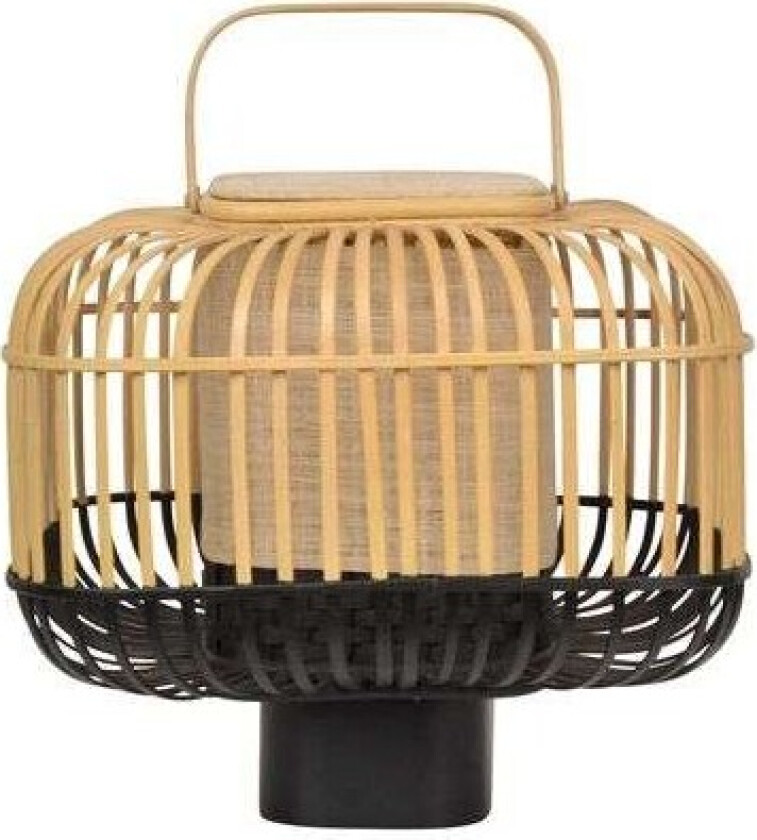 - Bamboo Square Bordlampe S Black