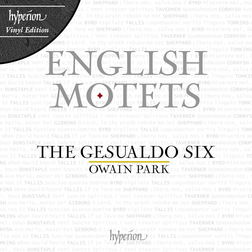 The Gesualdo Six, Owain Park English Motets LP/Vinyl