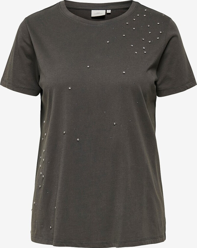 Topp carLen Life SS O-neck Reg Tee Jrs - Grå