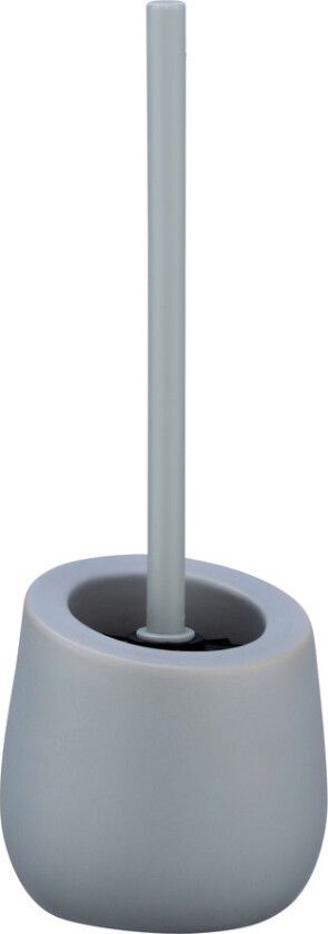 Badi, Toalettbørste Og Holder, Grå, Keramisk, 380 Mm, 13,5 Cm