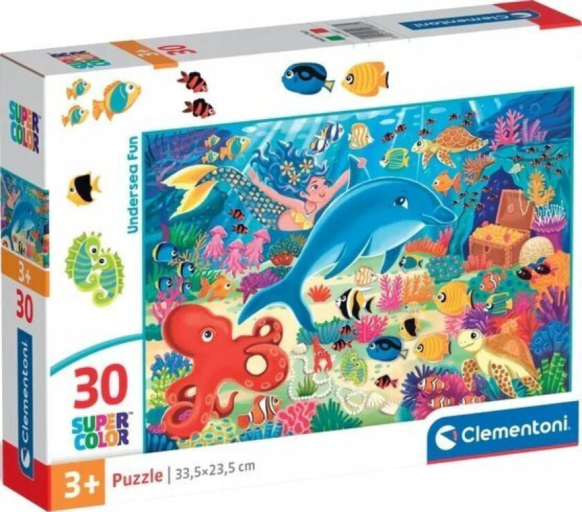Cle Puzzle 30 Superkolor Undersea Fun 20837