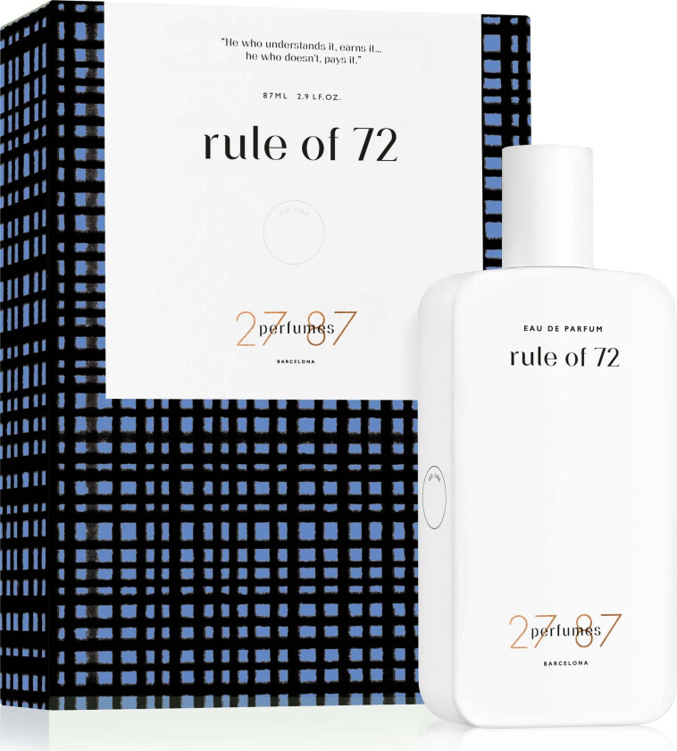 Rule of 72 unisex Eau de Parfum - 87 ml