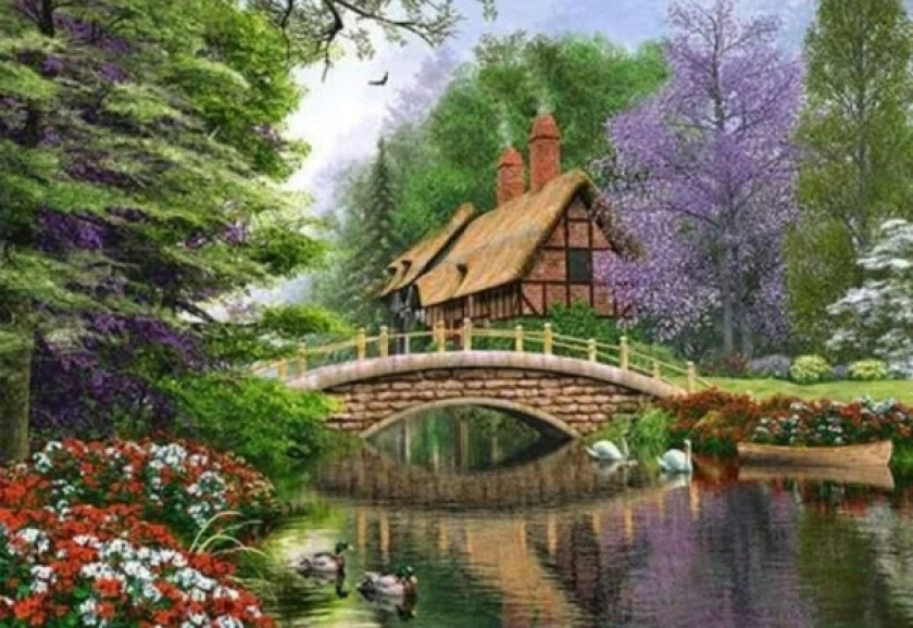 Cle Puzzle 1000 Hq Koi River 39892