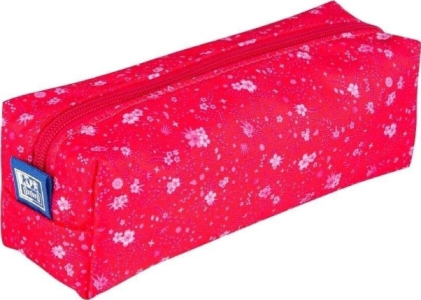 Pennal Stort Blomstret Pennal, Mørk Rosa