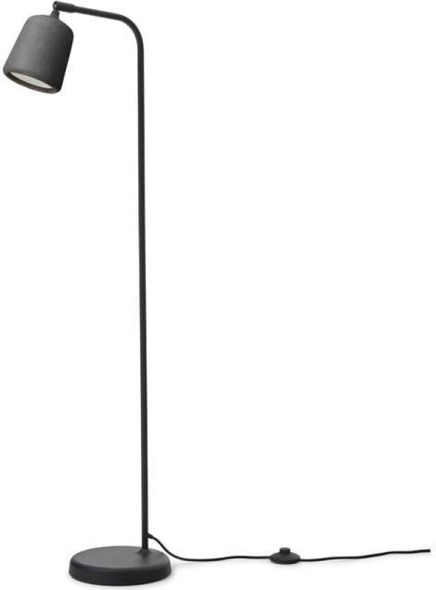 - Material Gulvlampe Dark Grey Concrete