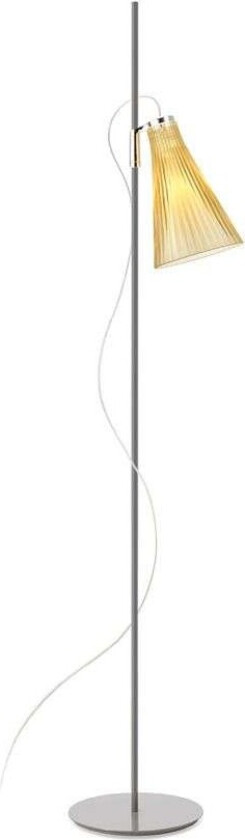 - K-Lux Gulvlampe Grey/Straw Yellow