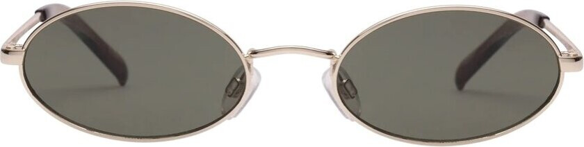 Le Specs Love Train Bright Gold With Khaki Mono Lens