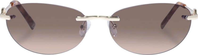 Le Specs Slinky Bright Gold With Smoke Gradient Lens