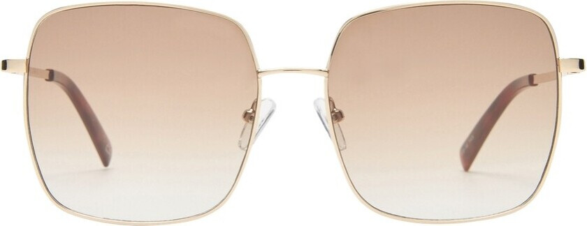 Le Specs The Cherished Gold With Tan Gradient Lens