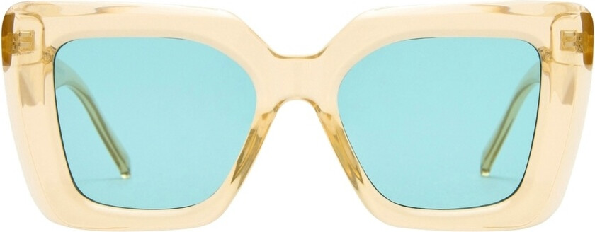 Le Specs Unimaginable Sand With Aqua Blue Mono Lens