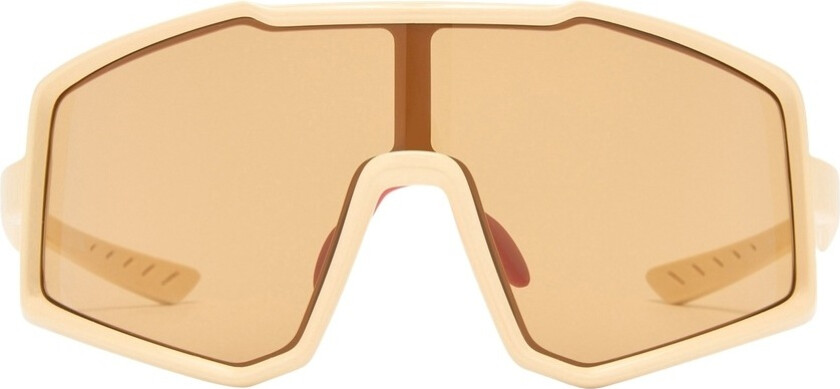 Le Specs Vulture Ivory With Light Brown Mono Lens