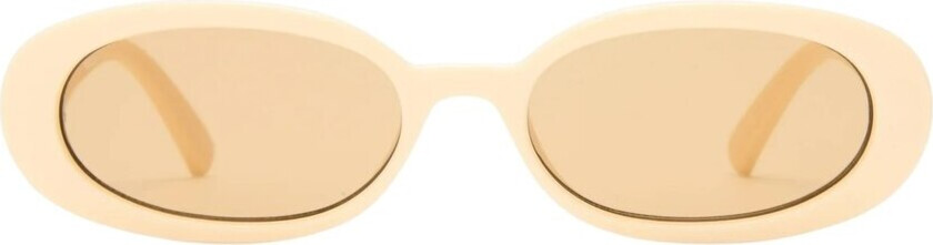 Le Specs Outta Love Ecru With Light Brown Mono Lens