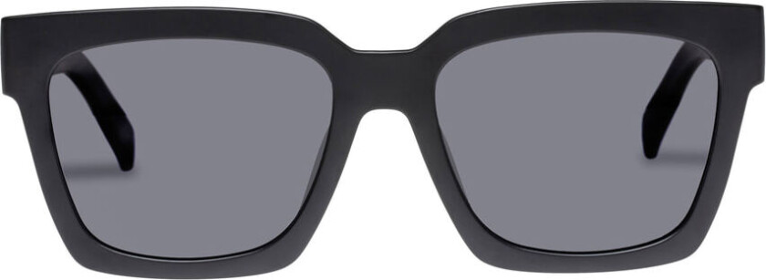 Le Specs Weekend Riot Matte Black With Polarised Smoke Mono Lens