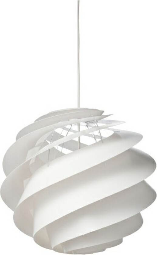- Swirl 3 Pendel Medium Hvit