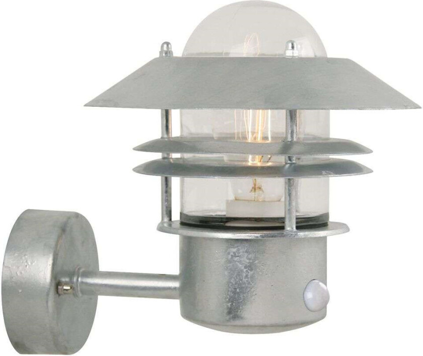 - Blokhus Up Vegglampe w/Sensor Galvanised