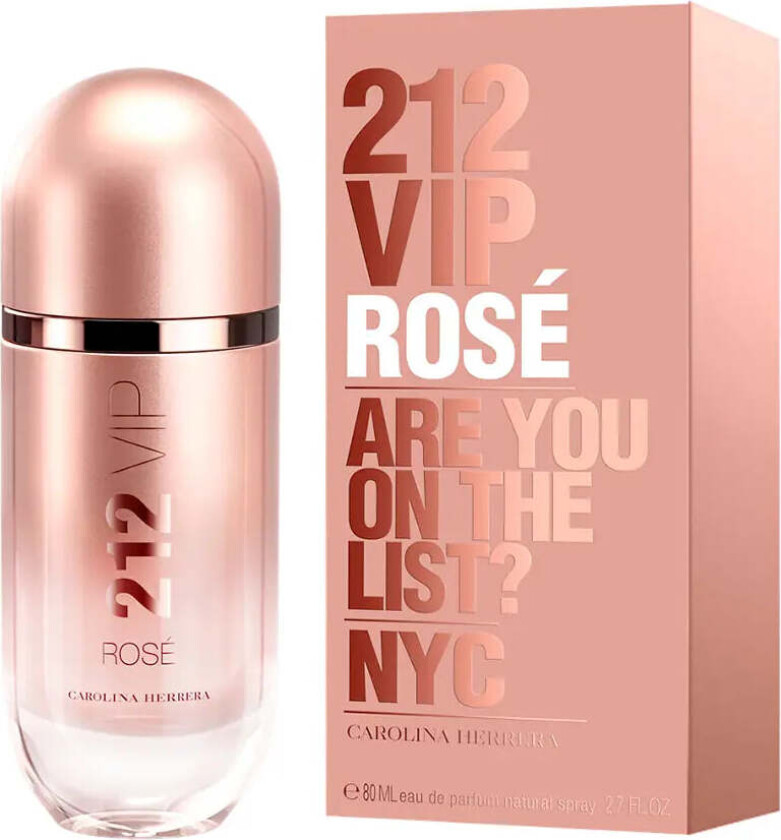 Carolina Herrera 212 Vip Rosé Eau de parfum Spray 80ml for kvinner
