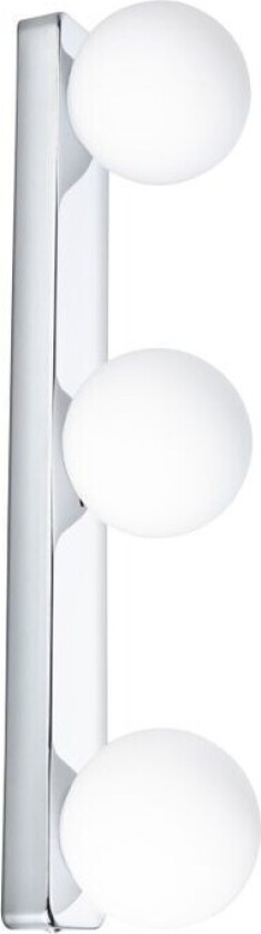 - Gove 3 Vegglampe IP44 Dim. Chrome/Satin
