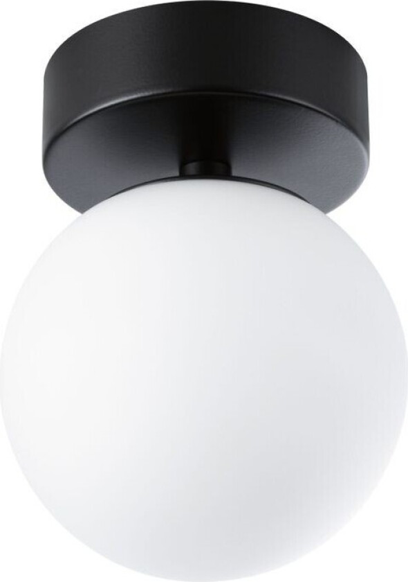 - Gove LED Taklampe IP44 3000K 400lm Matt Black/Satin